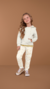 Conjunto Feminino Mescla/dourado Milon