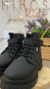 Coturno Feminino Klin Rock Kids Black na internet