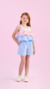 Conjunto feminino Babados Colors Petit Cherie