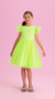 Vestido Feminino Neon Perolas