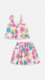 Conjunto Feminino Flores Momi - Mimos Kids