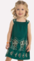 Vestido Verde Bordado Milon - comprar online