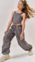 Conjunto Feminino Sarja Mescla Vic&Vicky - loja online