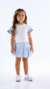 Conjunto Feminino Saia listras Pulla Bulla
