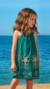 Vestido Verde Bordado Milon