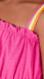 Vestido Tule Poá Pink Somnii na internet