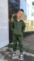 Conjunto Masculino Green Onda Marinha