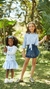 Conjunto Feminino Jeans Gabriela Aquarela - Mimos Kids