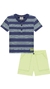 Conjunto Masculino Listrado Lima/Marinho Luc Boo - comprar online