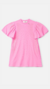 Vestido Tachas Rosa Luxo Animê - Mimos Kids