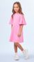 Vestido Tachas Rosa Luxo Animê - comprar online