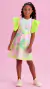 Vestido Flowers 3D Petit Cherie