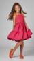 Vestido Linho Fúscia Mylu