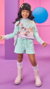 Conjunto Feminino Gatinho c/ bolsa Kukiê - comprar online