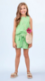 Conjunto Layse Verde Luxo Animê
