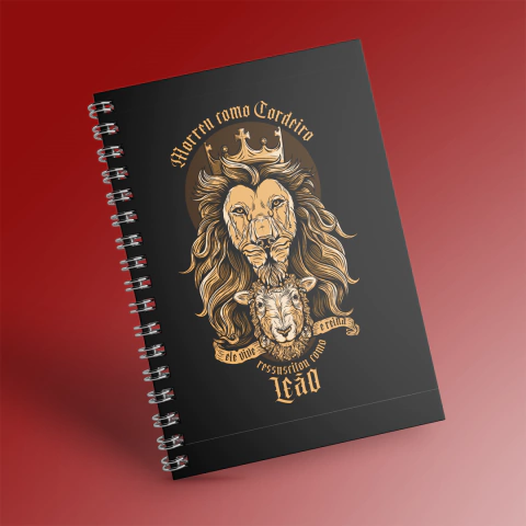 Caderno Ressuscitou como Leão