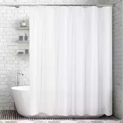 Cortina de Baño Impermeable EVA 180x180cm Con Ganchos en internet