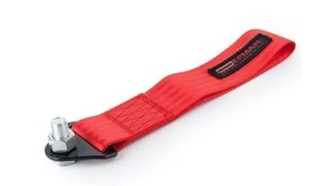 GANCHO DE REBOQUE CINTA TOW STREP - VERMELHA