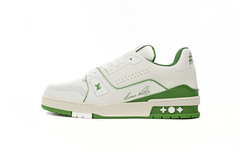 Louis Vuitton Trainer "54 Signature White Green"