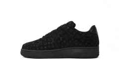 Nike Air Force 1 All Black x Louis Vuitton
