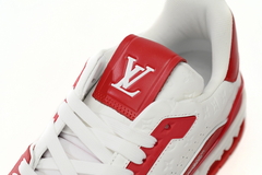 Louis Vuitton Trainer "54 Signature White Red" - Goodex