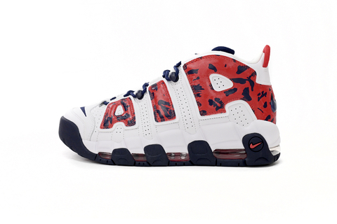 Air More Uptempo 'Red Navy Camo'