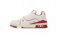 Louis Vuitton Trainer "54 Signature White Red"
