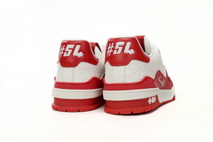 Louis Vuitton Trainer "54 Signature White Red" en internet