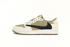 STOCK - Air Jordan 1 Low Golf 'Neutral Olive' x Travis Scott