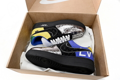 Nike Air Force 1 "Black Metallic Silver" x Louis Vuitton en internet
