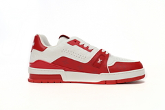 Imagen de Louis Vuitton Trainer "54 Signature White Red"