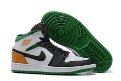 Jordan 1 Mid SE "White Laser Orange Lucky Green" - Goodex