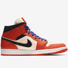 Jordan 1 Mid "Team Orange Black" en internet