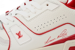 Louis Vuitton Trainer "54 Signature White Red" - Goodex