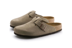 Birkenstock Boston Soft Footbed "Suede Leather - Taupe" - comprar online