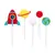 Pick Decorativo Festa Astronauta - 08 und - Cromus