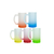 Caneca de Chopp Degrade 500ml