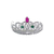 Mini Coroa Princesa Pente - 12 Und