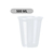 Copo Plástico Descartável Branco - 500 ml - 50 und - Rosso