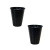 Copo Plástico Preto - 200ml - 50 Und