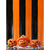 Cortina para Decoração de Halloween Laranja com Preta 1m x 2m - Ref. 100431 na internet