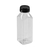 Garrafa Pet Plastica Tampa Preta Com Lacre 300ml