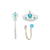 Kit Frozen Elsa - 03 Peças