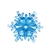 Mini Aplique Floco de Neve Acrílico Cristal - 10 und - loja online