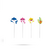 Picks Para Doces Baby Shark - 08 und - Cromus - comprar online