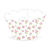 Wrapper Cupcake Tradicional Floral Branco - 12 Und - Nc Toys