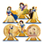 Decoração de Mesa Branca de Neve - 06 Und - Regina
