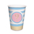 Copo de Papel Azul 240ml Boy or Girl Festa Chá Revelação - 08 Und - Cromus