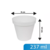 Copo de Isopor 237ml 8oz - 20 und - Darnel na internet