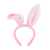 Tiara Arco Rosa Fantasia Orelhas Coelho Páscoa - 01 und - comprar online